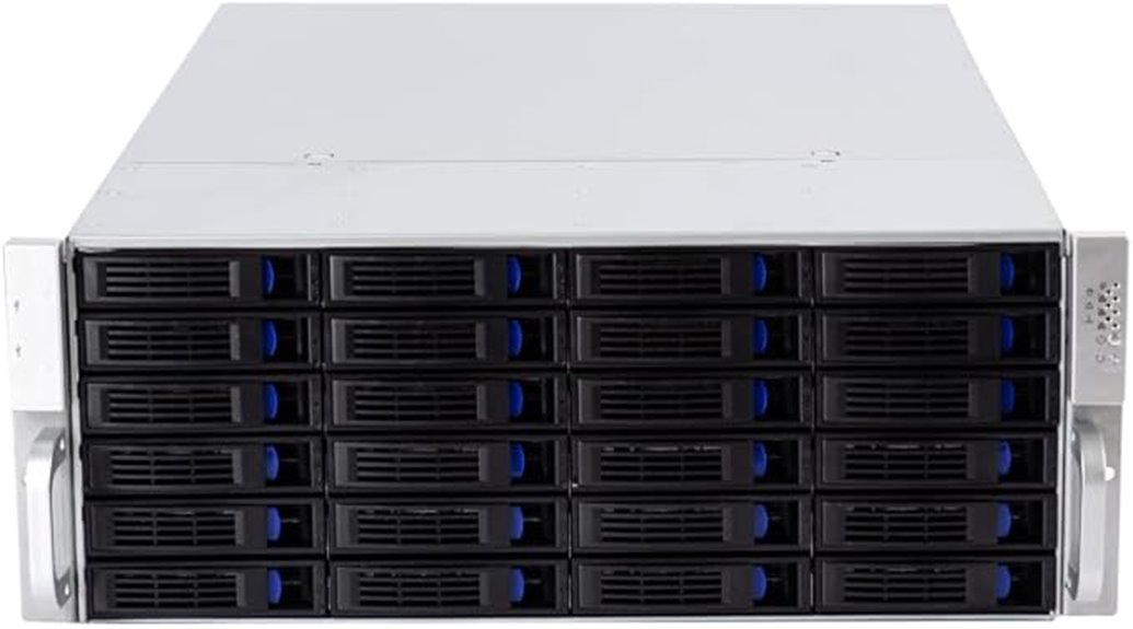 rackmount server with 24 bays