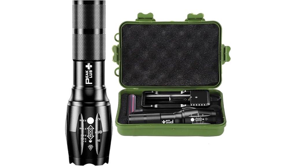 rechargeable tactical flashlight