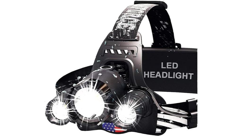 rechargeable waterproof headlamp