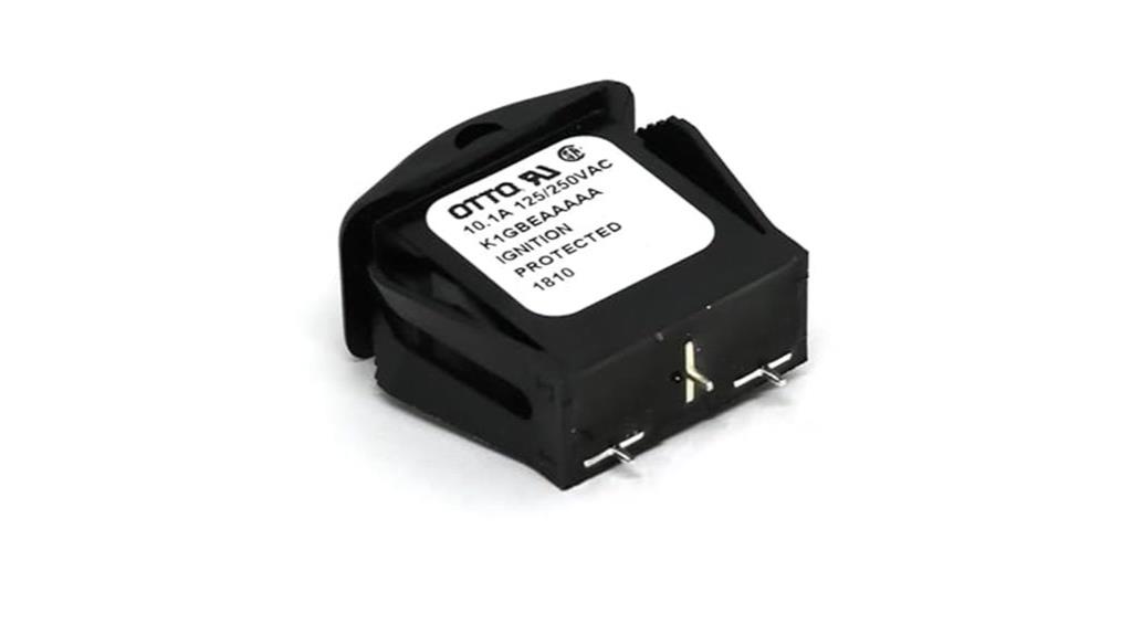 rocker switch with code