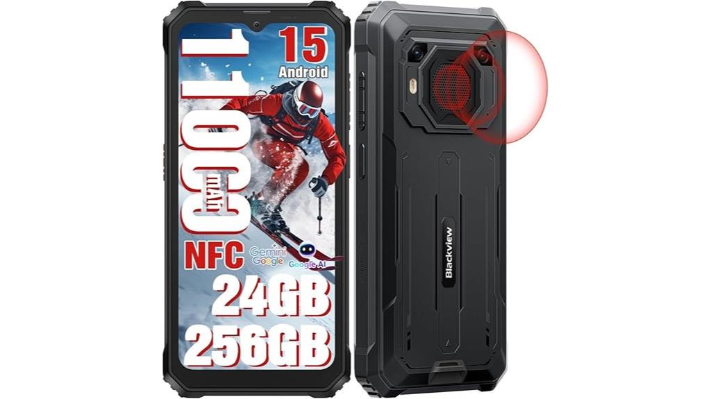 rugged android phone battery