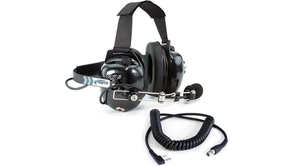 rugged two way radio headset