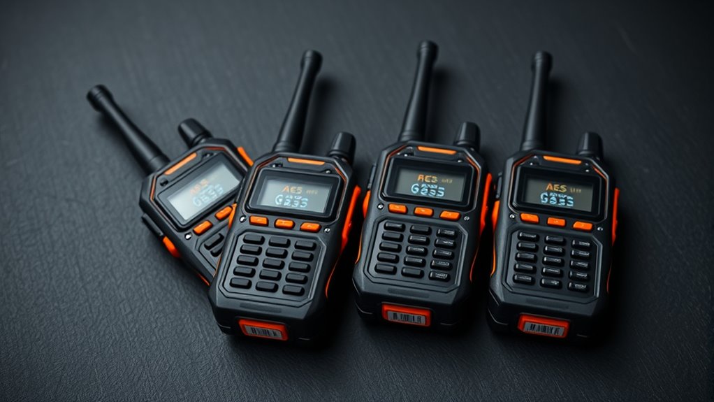 secure aes encrypted radios