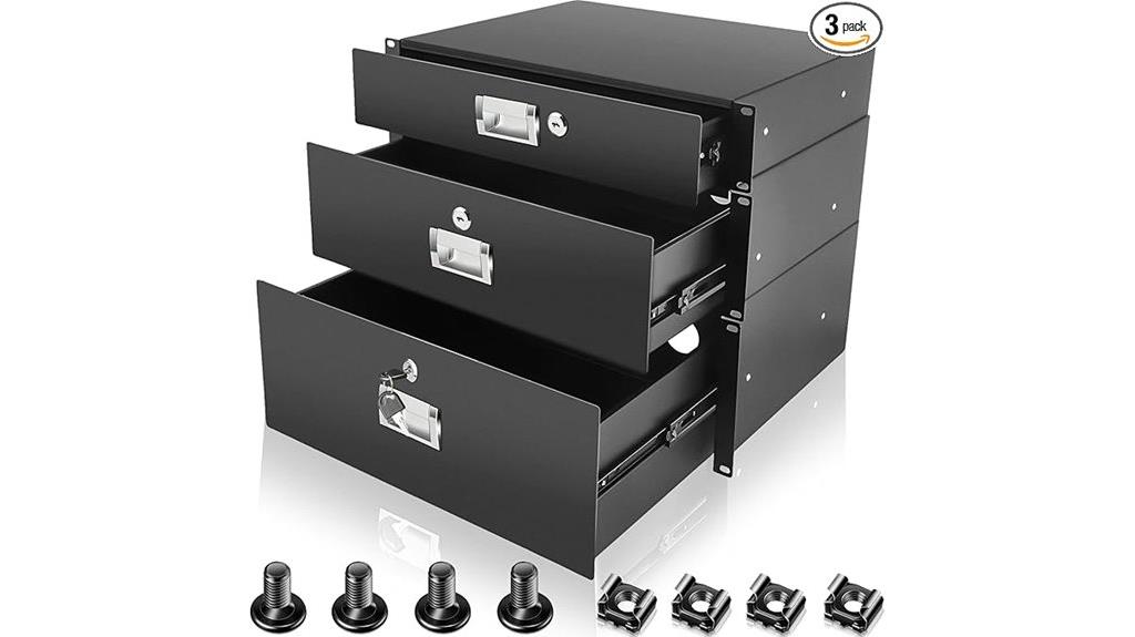 server cabinet drawer set