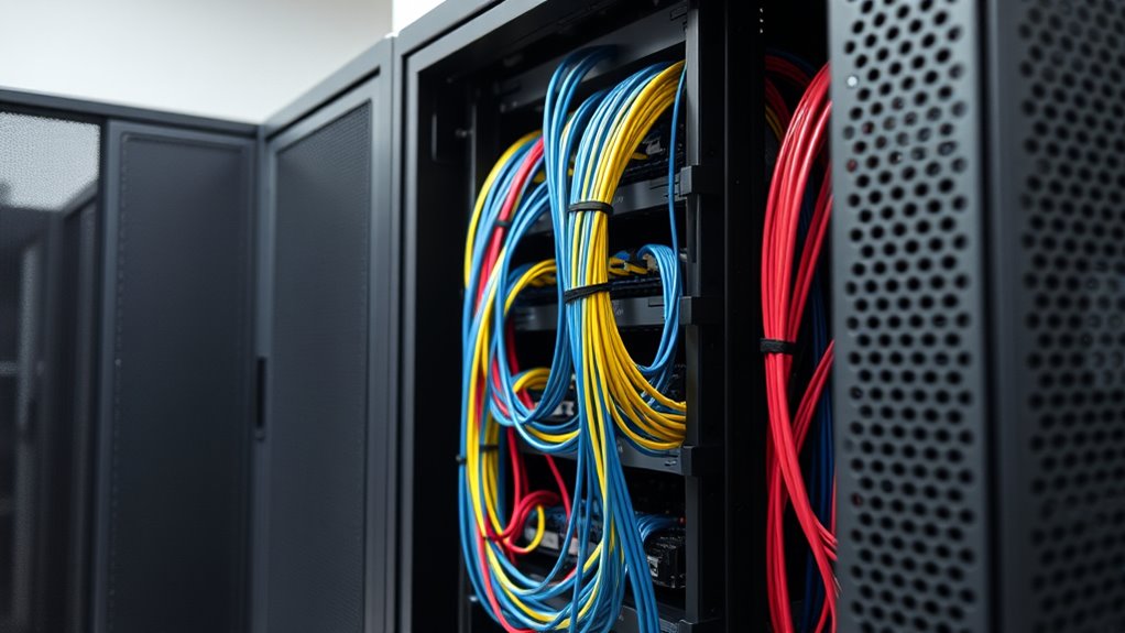 server rack cable organization