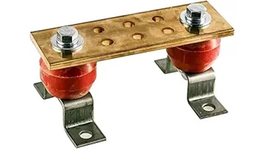 six pack copper ground bars