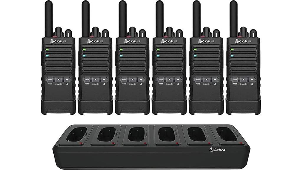 six pack professional walkie talkies