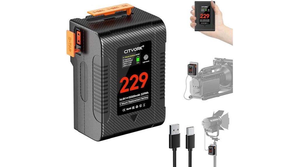 small v mount battery