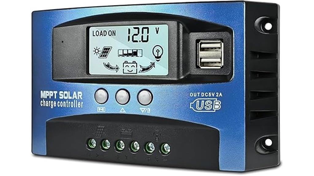 solar charge controller lcd