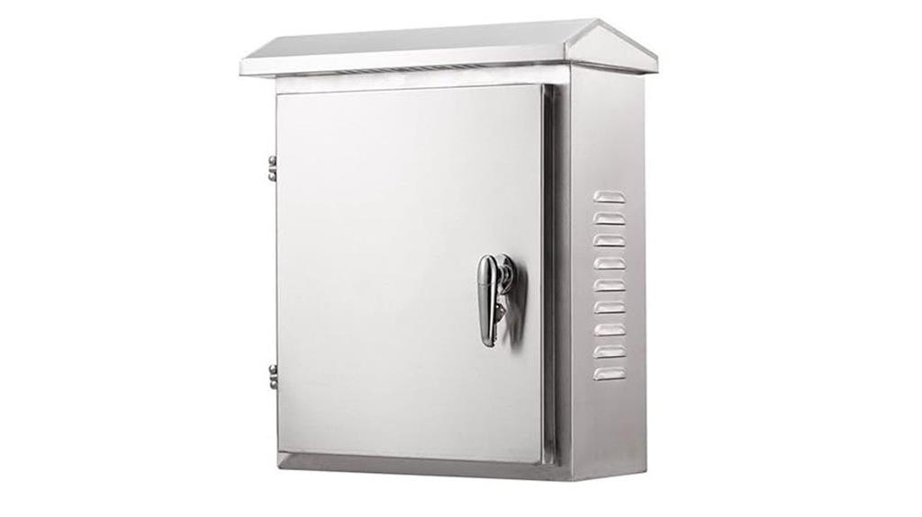 stainless steel weatherproof enclosure