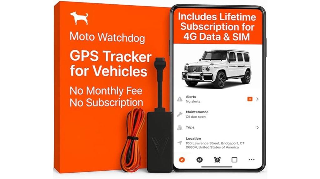 subscription free vehicle gps tracker