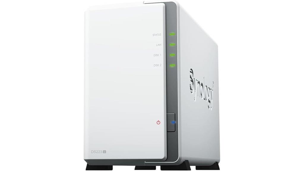 synology 2 bay diskless nas