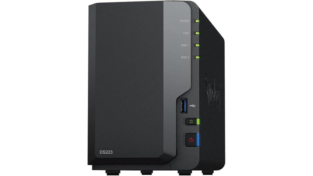 synology diskless 2 bay nas