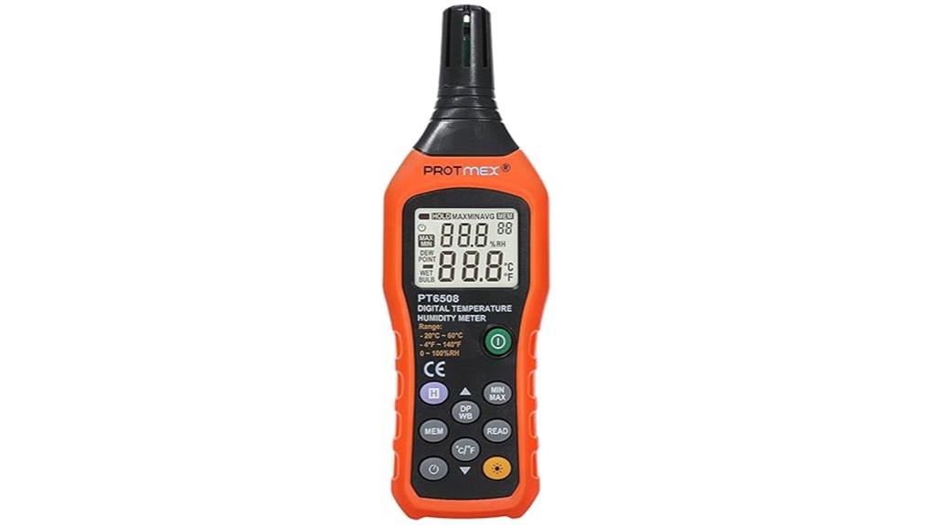 temperature and humidity meter