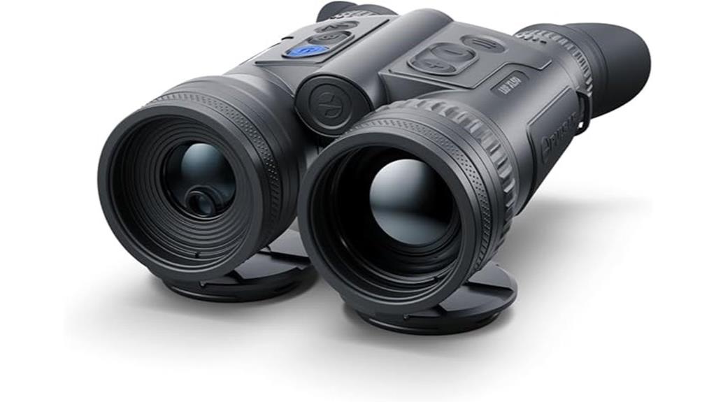 thermal binoculars for pulsar mergers