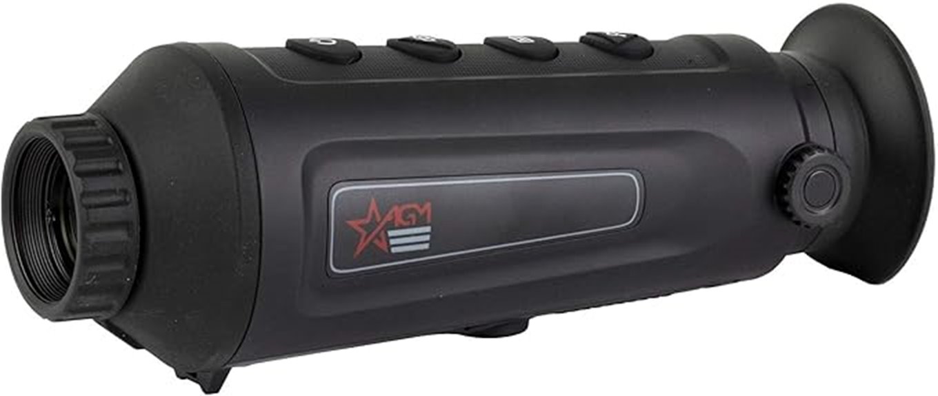 thermal imaging monocular device
