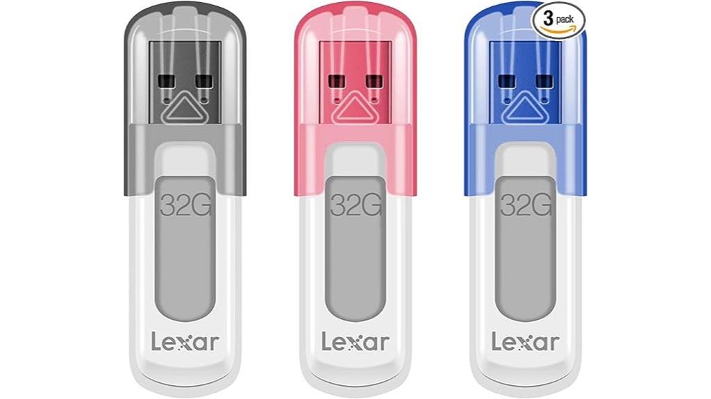 three pack 32gb usb drives