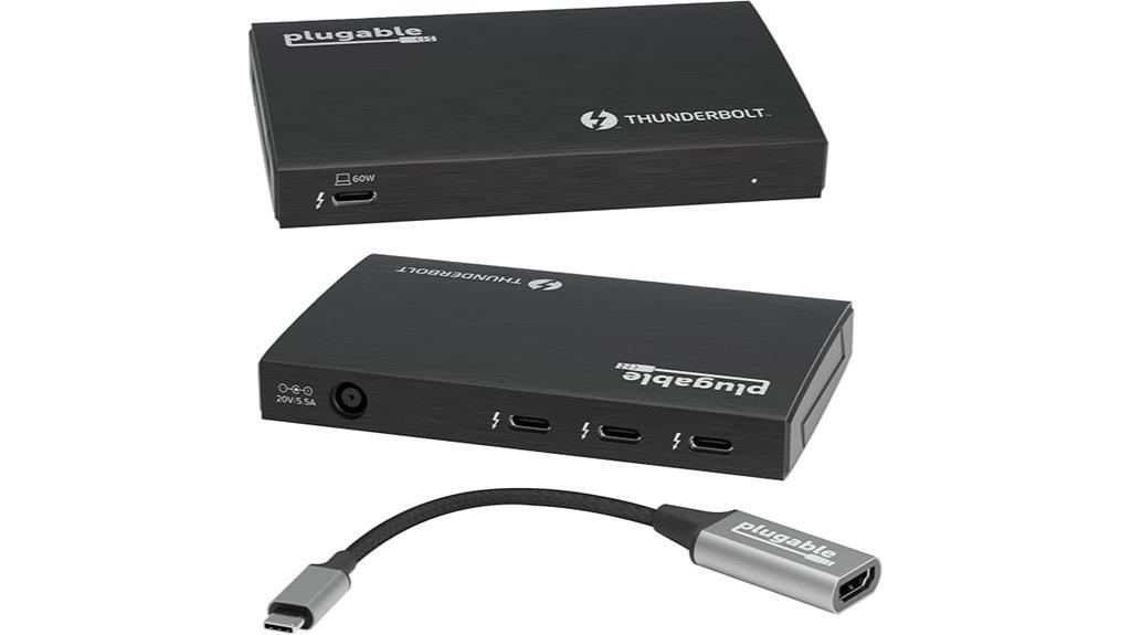 thunderbolt 4 hub with charging