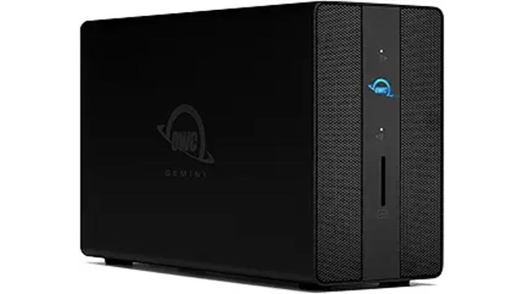 thunderbolt dock with raid