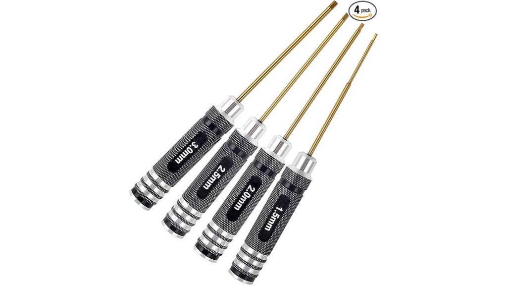 titanium hex screwdriver set
