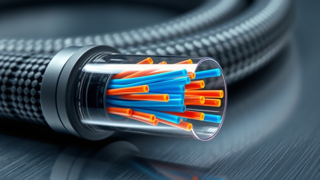 top armored fiber optic cables