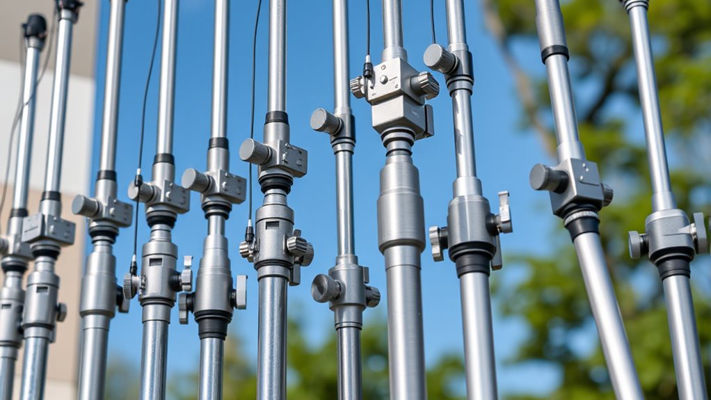 top heavy duty telescopic masts