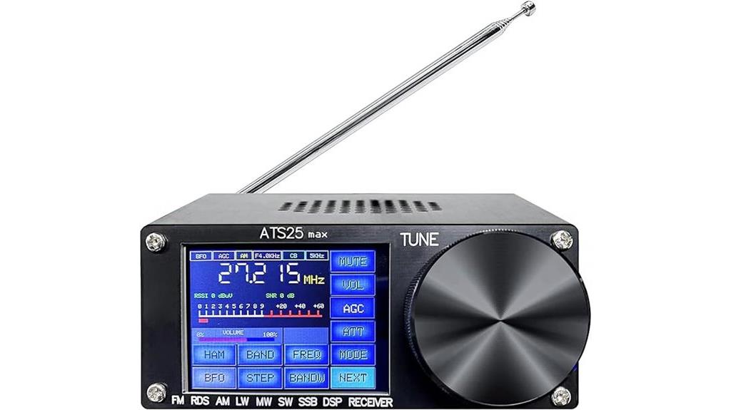 touchscreen portable radio