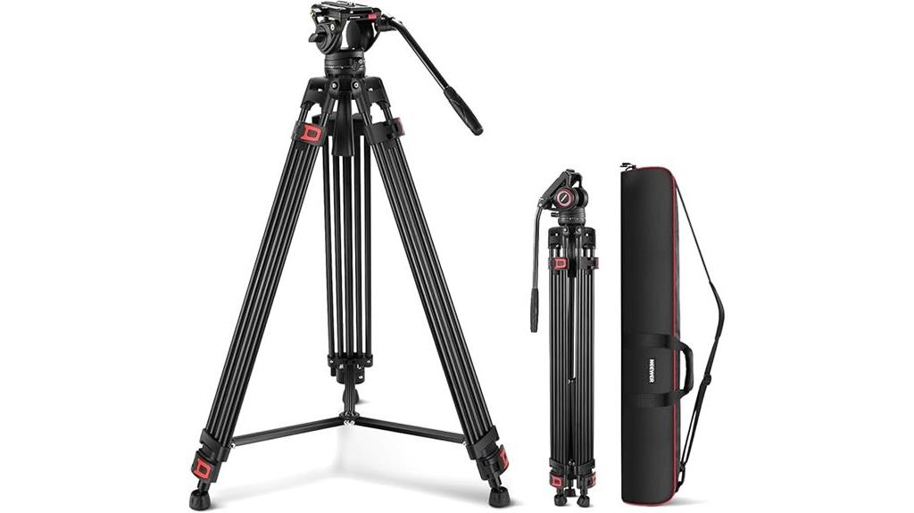 tripod with fluid head