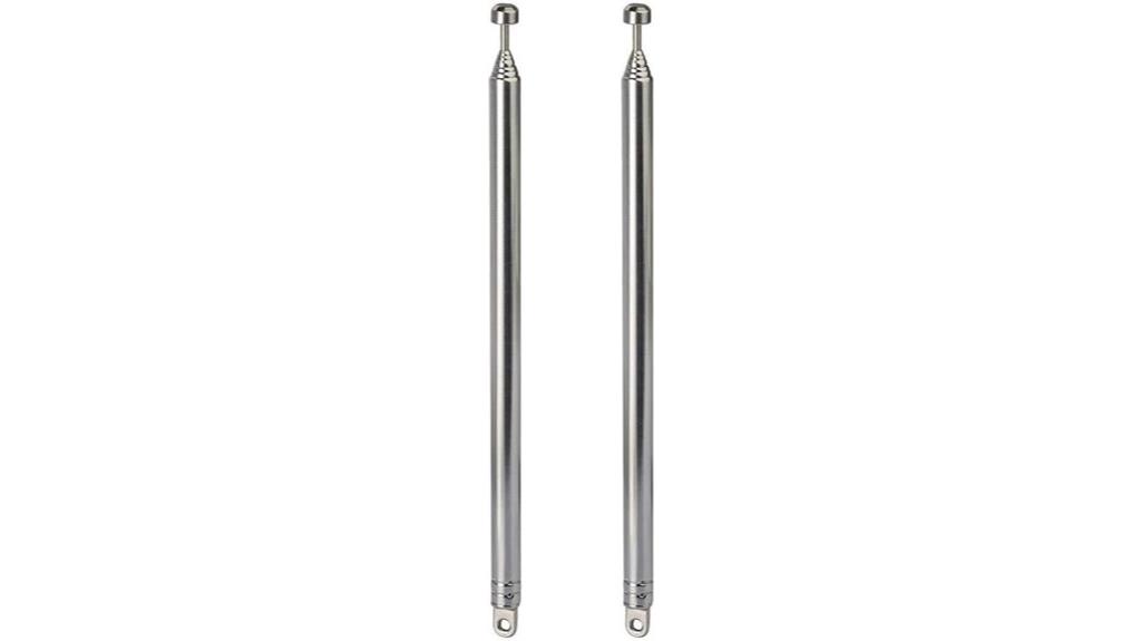 two pack telescopic radio antennas