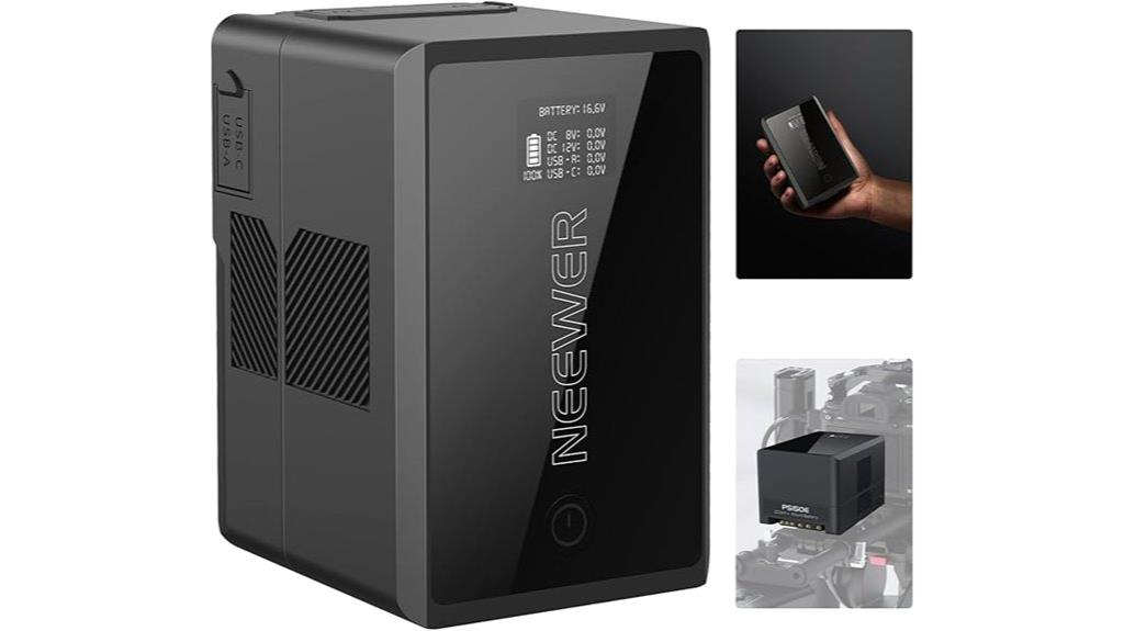 v mount battery with fast charging