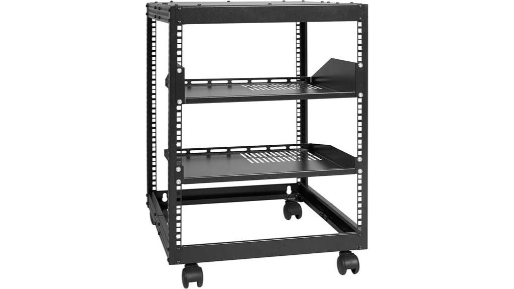 vented 12u server rack