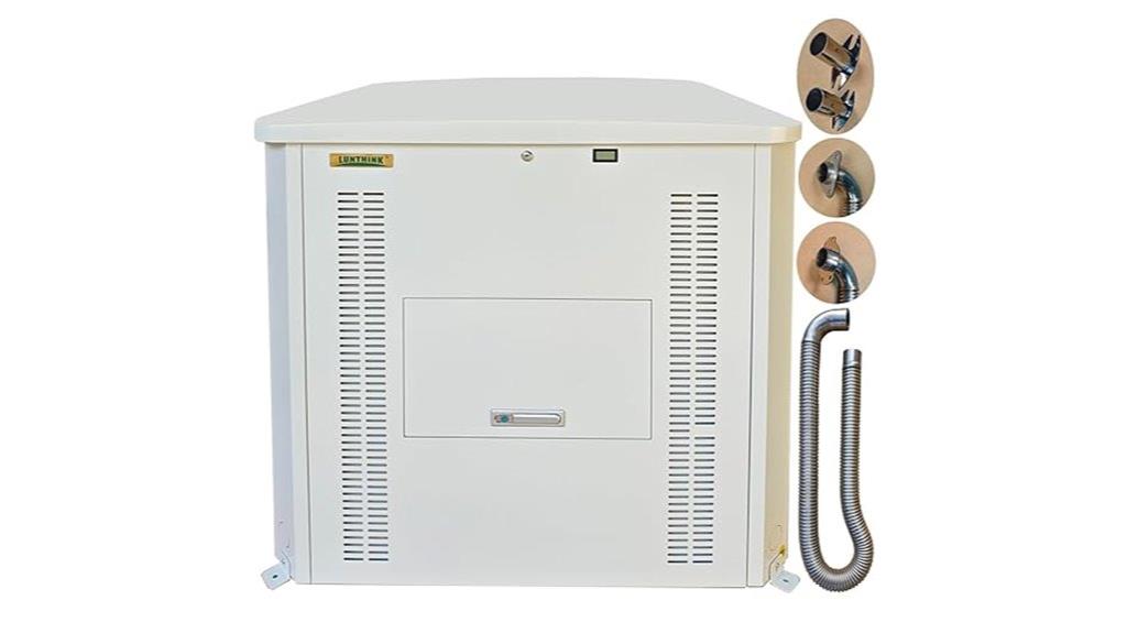 ventilated impact resistant generator enclosure