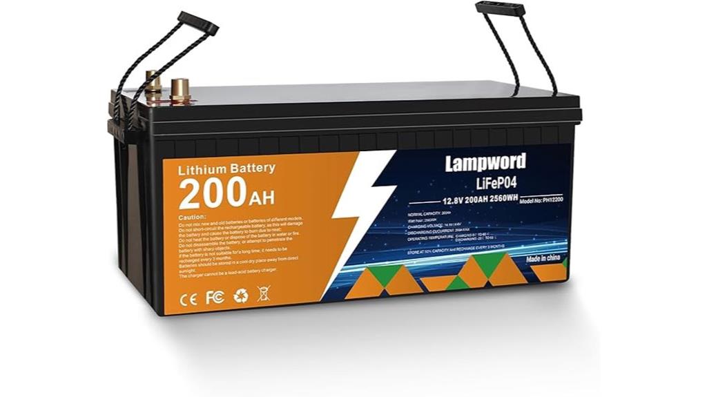 versatile 200ah lithium battery