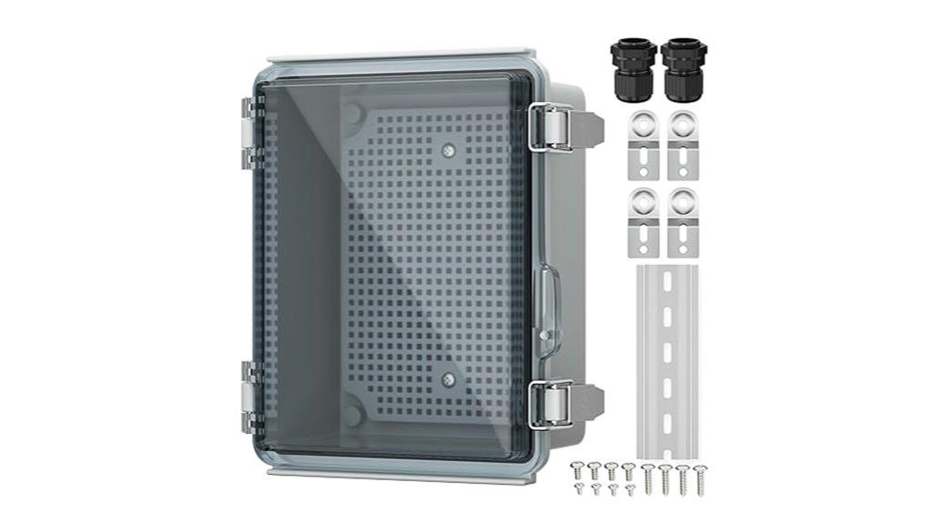 weatherproof outdoor router enclosure