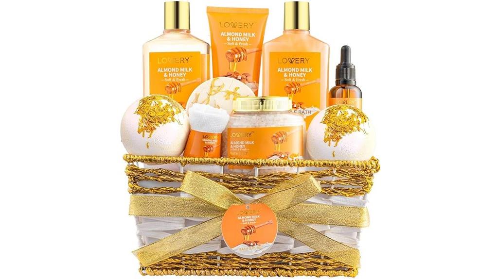 almond honey spa basket