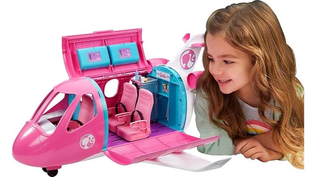 barbie dreamplane toy set