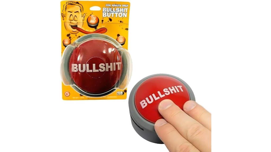 funny button with lights