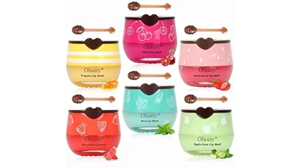 six pack honey lip balm