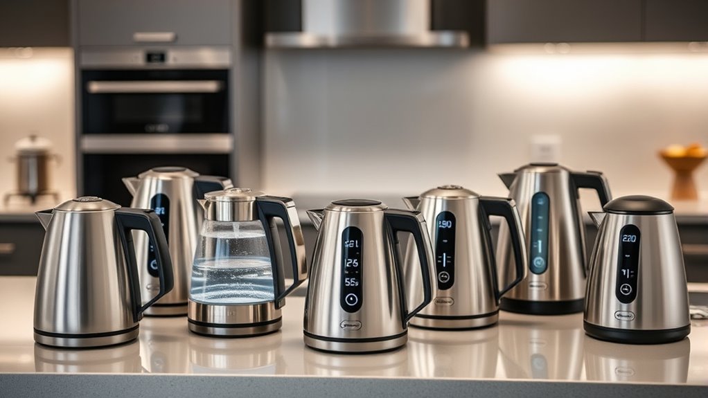 top electric kettles with temperature control