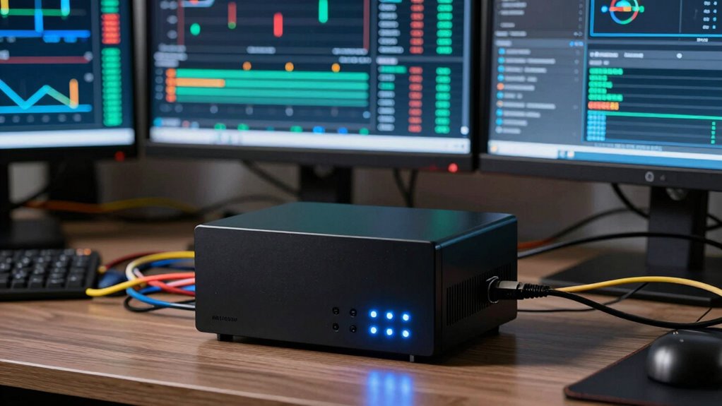 compact efficient station monitoring