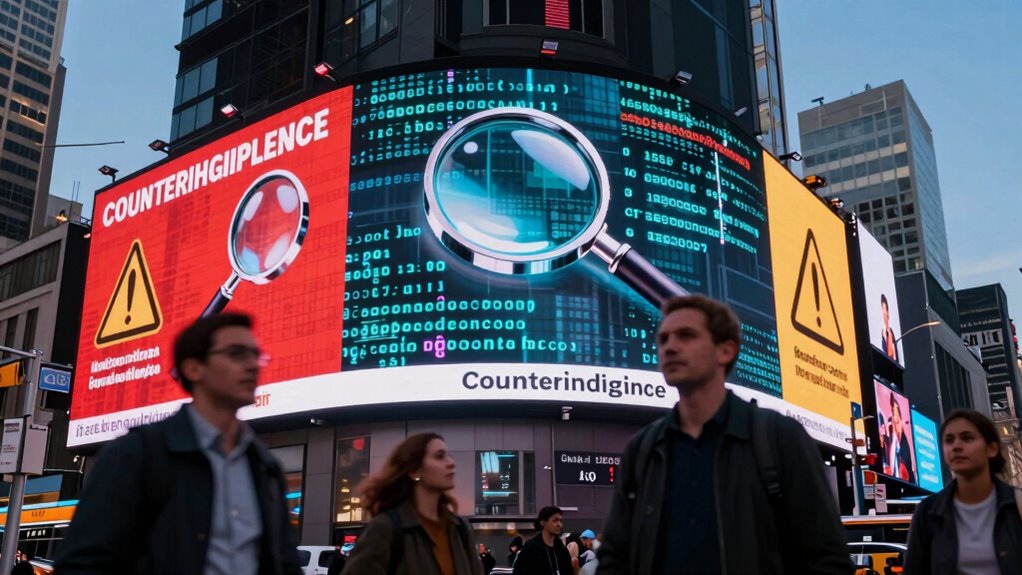 increased public counterintelligence messaging
