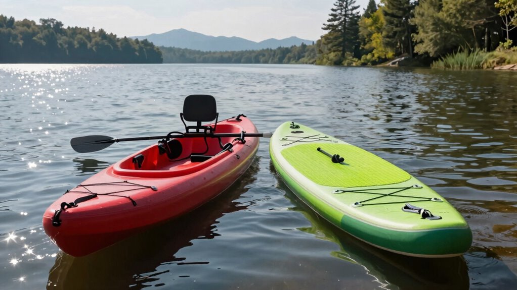 kayaks offer fishing features