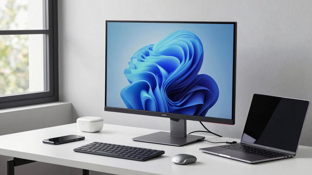 portable ergonomic energy efficient displays