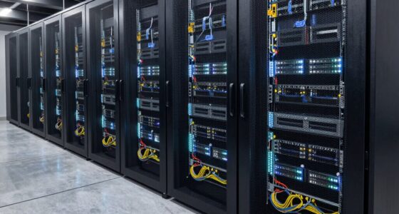 server racks organize equipment