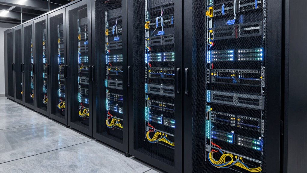 server racks organize equipment