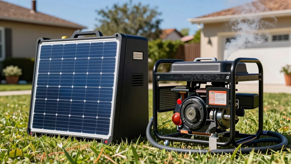 solar vs gas backup power