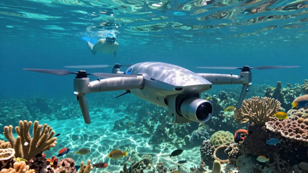underwater exploration with drones