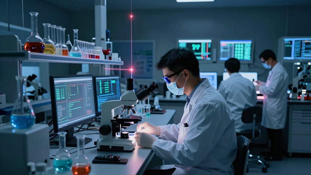 uses specialized labs